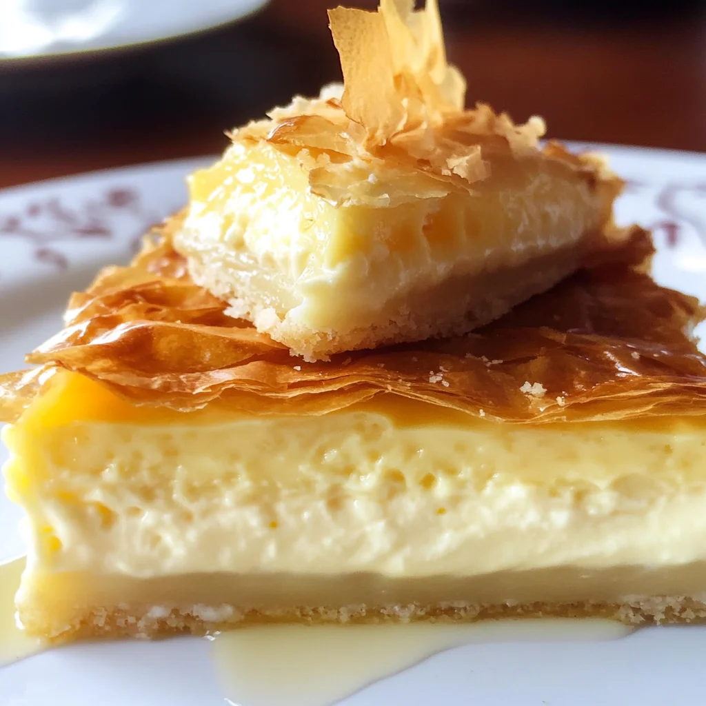 Greek Custard Pie