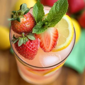 Homemade Strawberry Lemonade