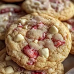 Irresistible Valentine’s Strawberry White Chocolate Cookies