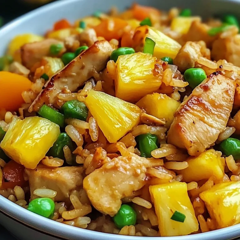 Pineapple Chicken Fried Rice