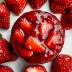 Quick Strawberry Sauce with Fresh Strawberries