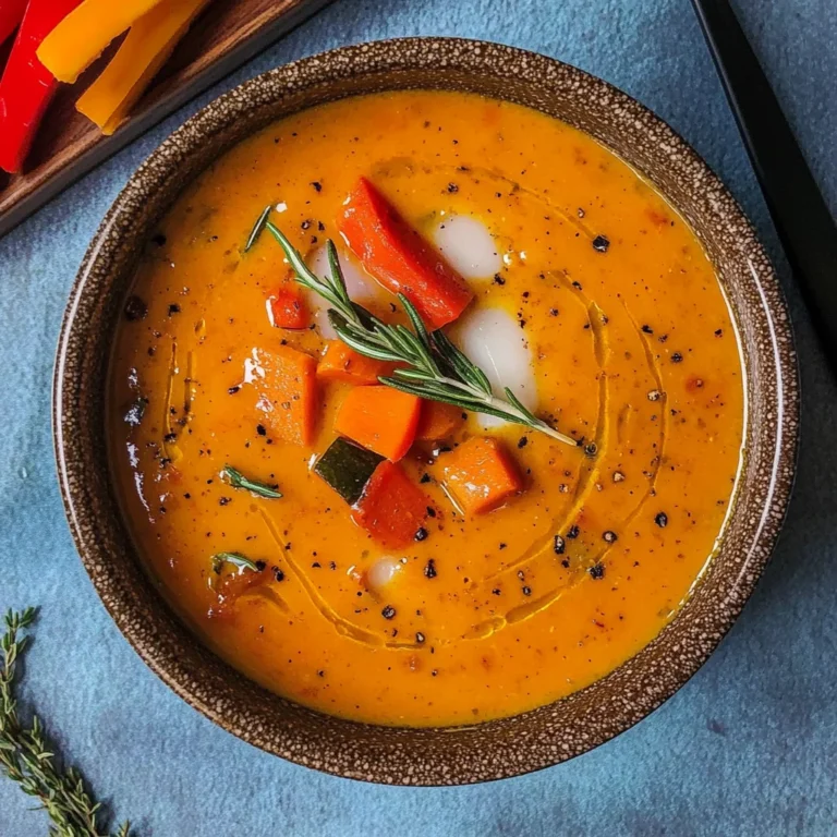 Roasted Vegetable Soup: Smooth and Creamy