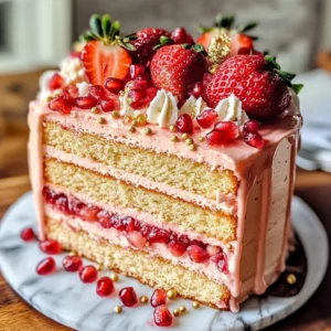 Strawberry Cchicken chicken hampagne Cake Recipe
