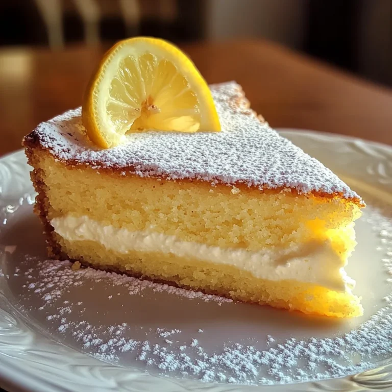 The Best Lemon Custard Cake