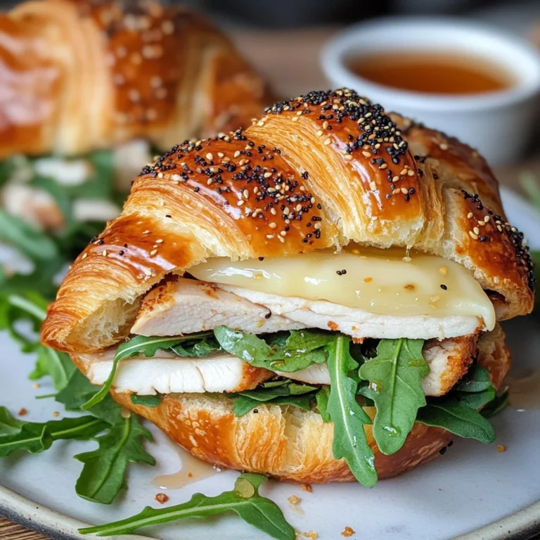 Turkey and Havarti Croissant Sandwich