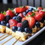 Berry Cheesecake Dessert Kabobs