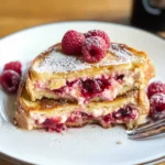 Brioche French Toast with Creamy Raspberry Cheesecake
