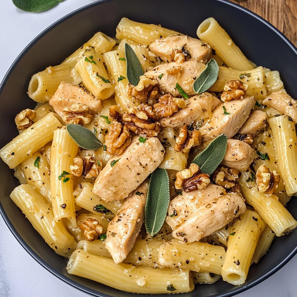 Brown Butter Pasta with Chicken