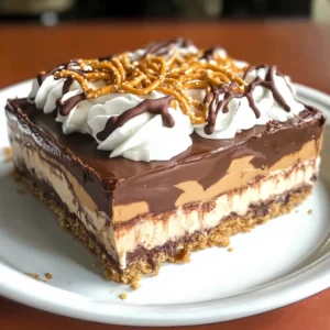 Chocolate Peanut Butter Layer Dessert