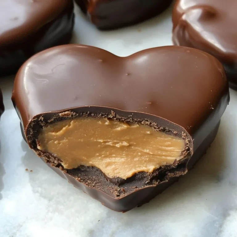 Chocolate Peanut Butter Valentine’s Heart