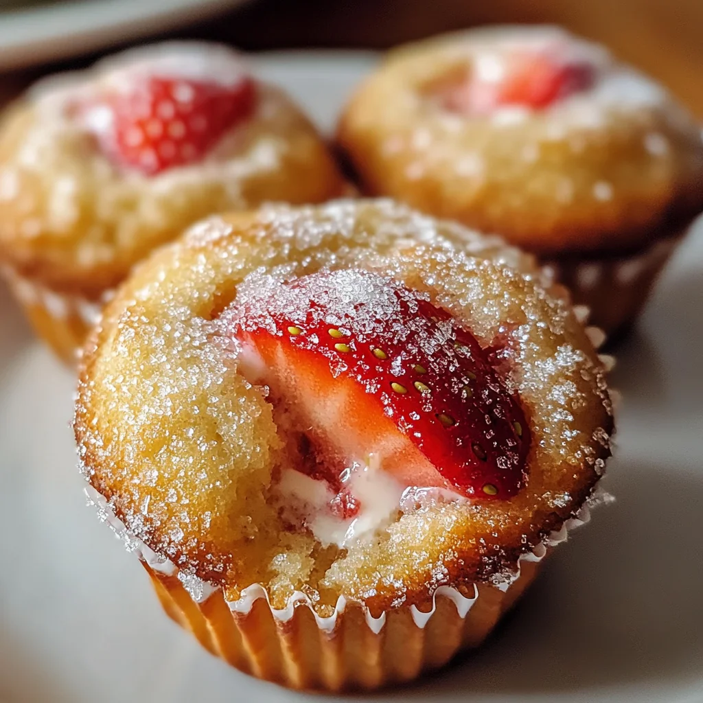 Classic Strawberry Ricotta Muffins