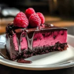 Decadent Dark Chocolate Raspberry Cheesecake You'll Adore