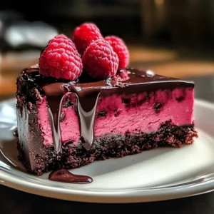 Decadent Dark Chocolate Raspberry Cheesecake You'll Adore