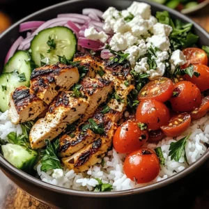 Delicious Greek Chicken Gyro Bowls for Quick Weeknight Dinners