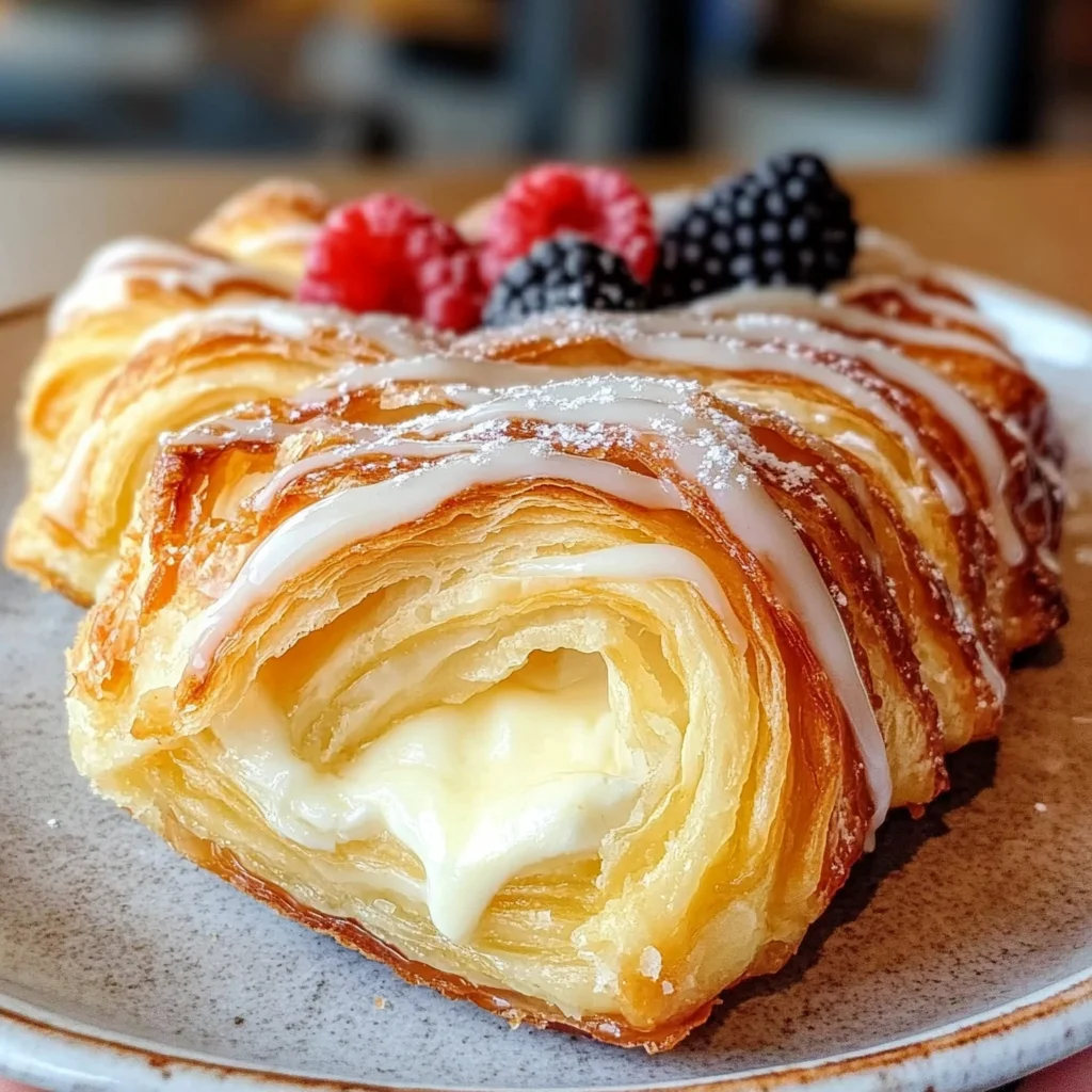 Deliciously Flaky Cheese Danish