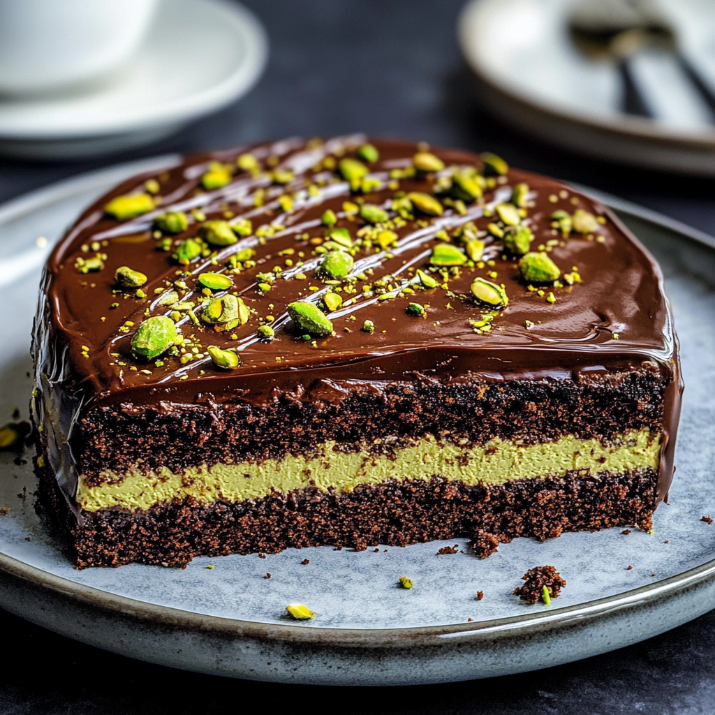 Dubai Chocolate Cake