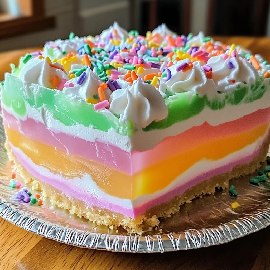 Easter No Bake Jello Pie