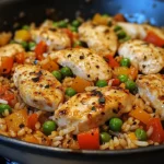 Easy Chicken Pepper Rice Skillet Recipe for Bold, Home-Cooked Flavor
