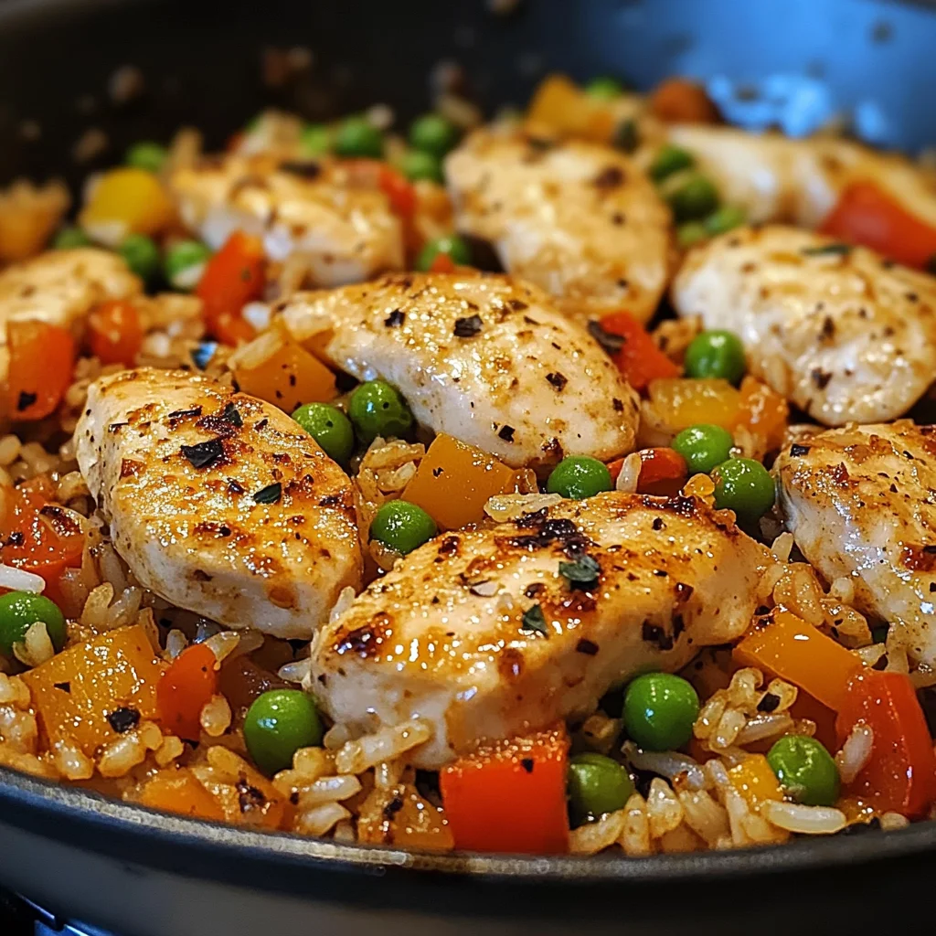 Easy Chicken Pepper Rice Skillet Recipe for Bold, Home-Cooked Flavor