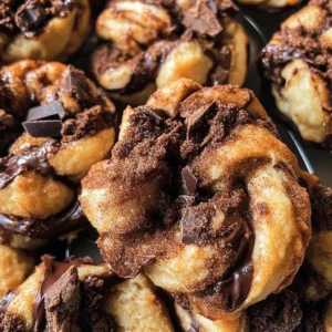Easy Chocolate Cinnamon Crunch Knots