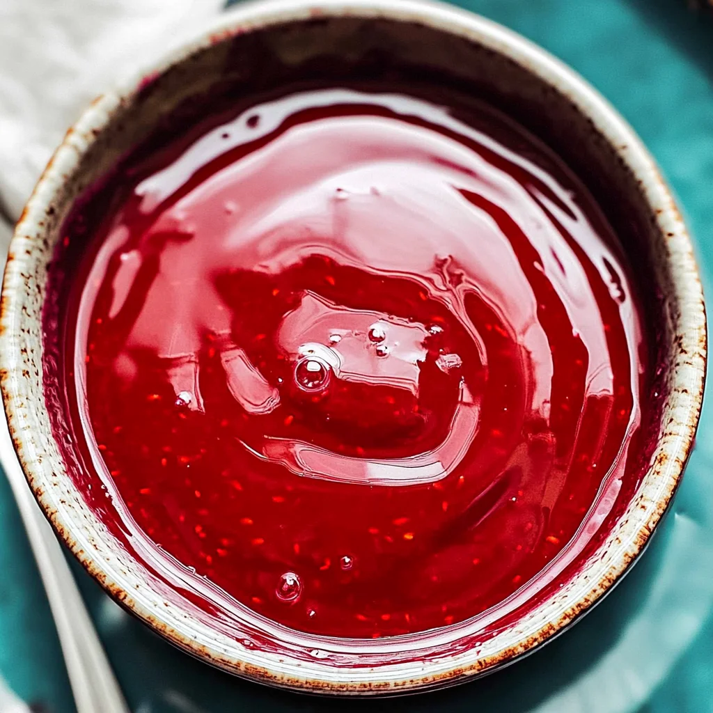 Easy Raspberry Coulis