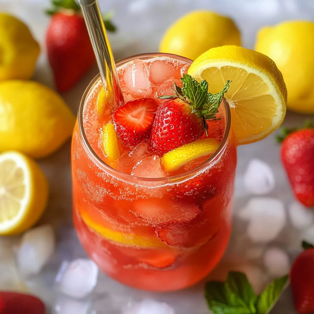 Easy Strawberry Lemonade Recipe