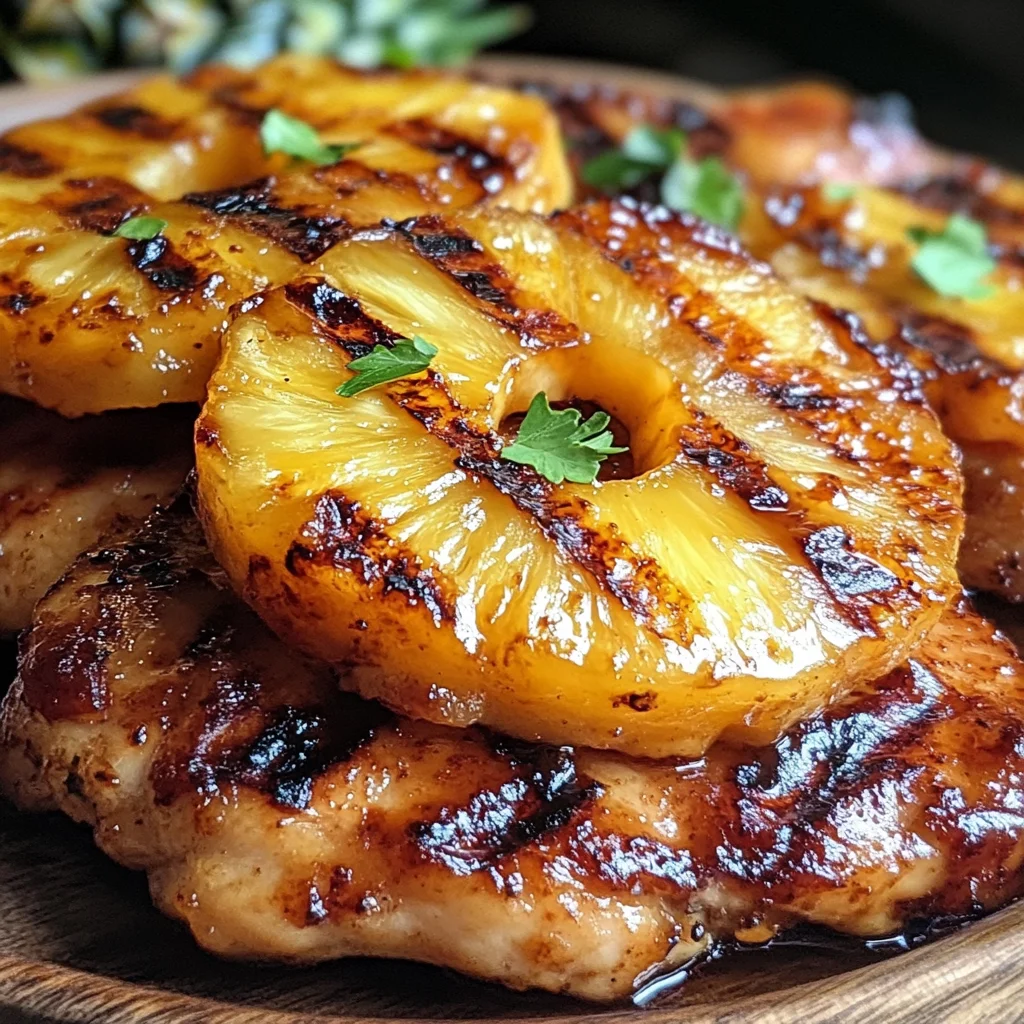 Flavorful Grilled Pineapple Chicken Recipe with Easy Honey Glaze