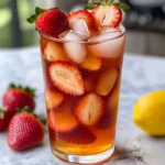 Homemade Strawberry Iced Tea