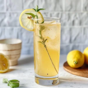 Lemon Verbena Spritz mocktail Recipe