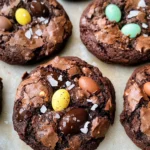 Mini Egg Brownie Cookies