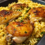 Oven Baked Chicken and Rice Recipe