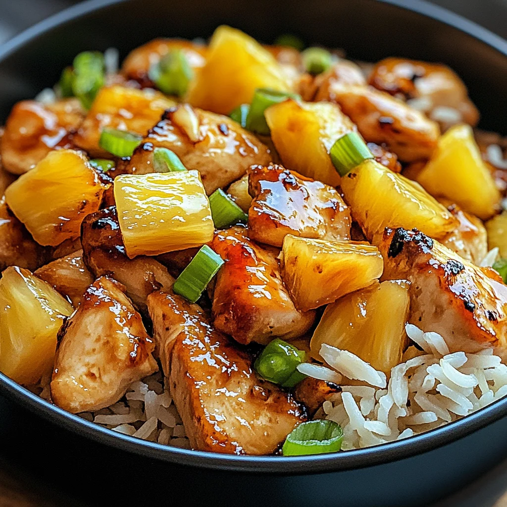 Pineapple Chicken and Rice: A Tropical Delight Recipe