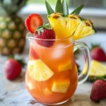 Pineapple Strawberry Agua Fresca