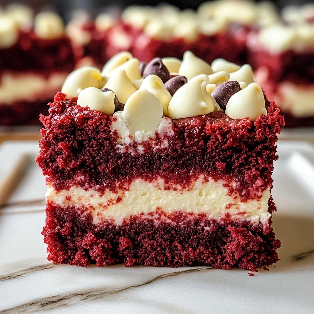 Red Velvet Gooey Bars