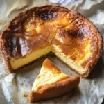 Simple Lemon Sugar Burnt Basque Cheesecake