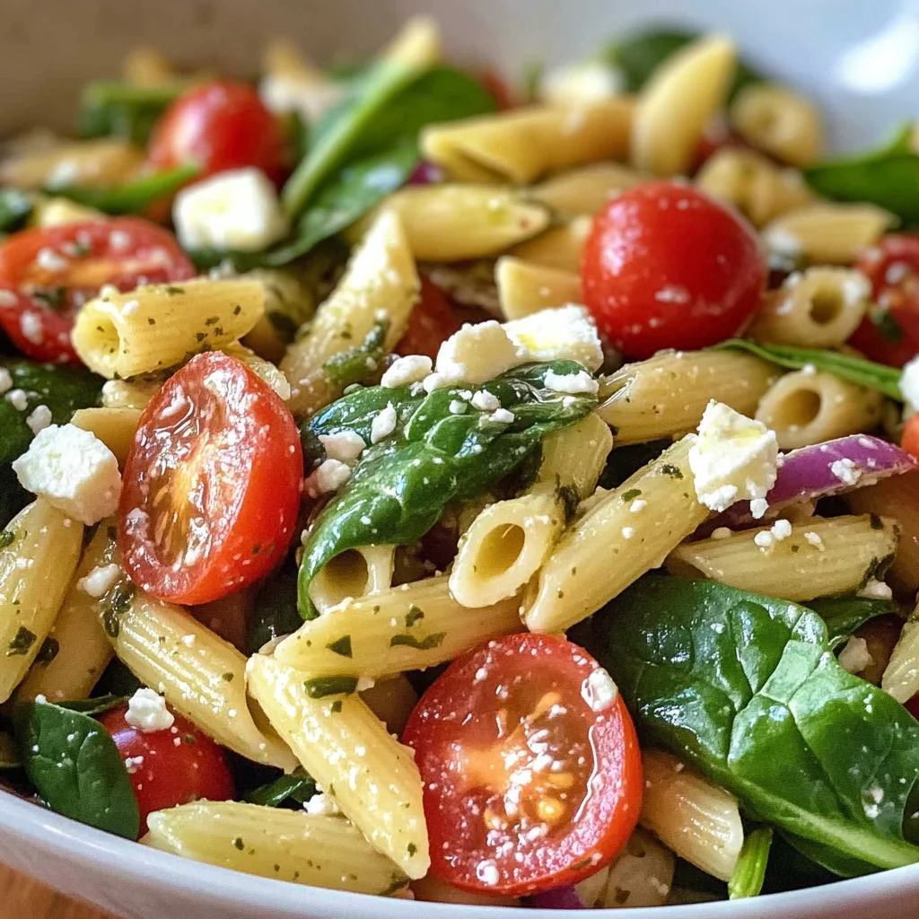Spinach Pasta Salad