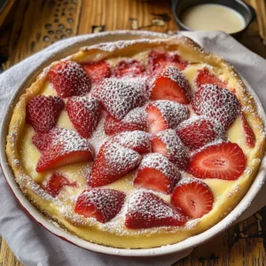 Strawberry Flaugnarde