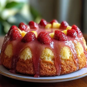 Strawberry Pineapple Pound Cake: A Moist and Fruity Dessert Favorite
