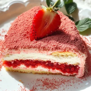 Strawberry Tiramisu