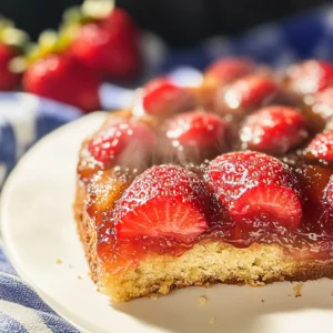 Strawberry Upside Down Cake