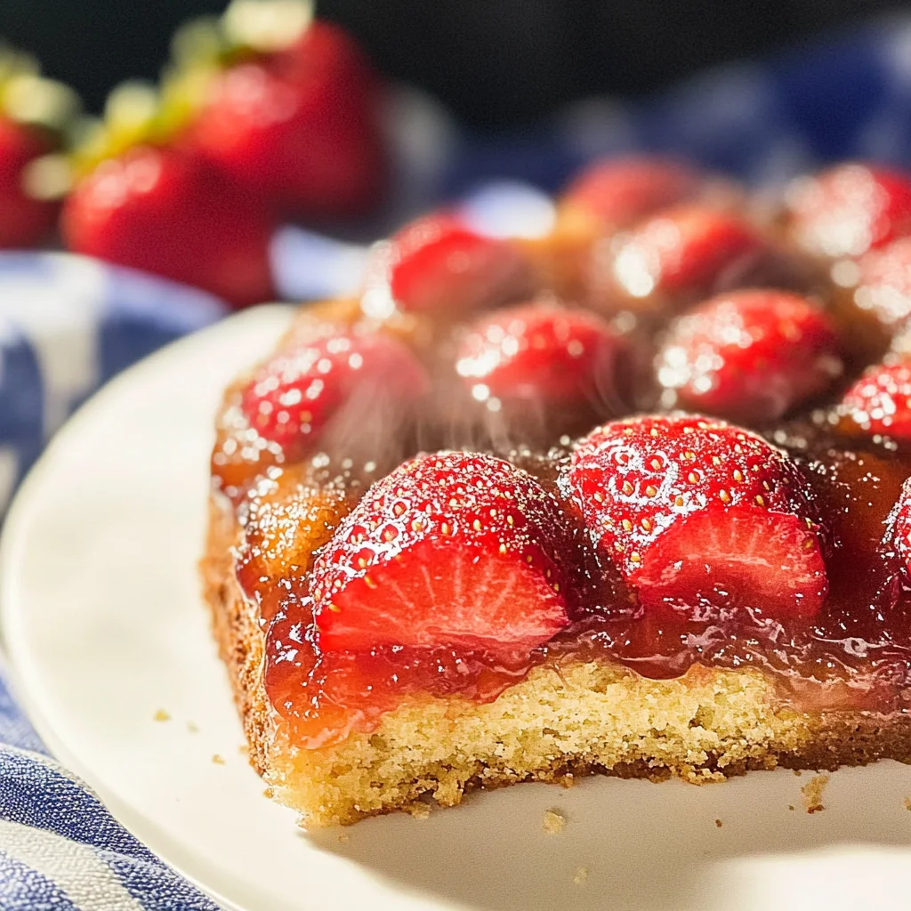 Strawberry Upside Down Cake