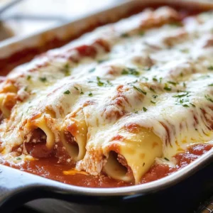 Three Cheese Manicotti