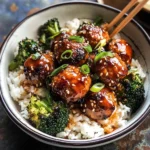 Weeknight Sticky Honey Garlic Meatballs