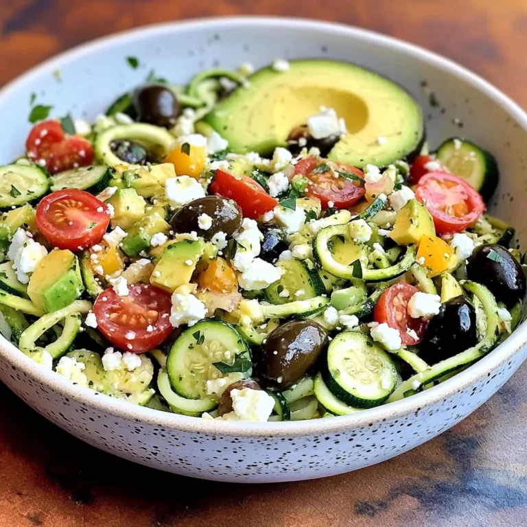 Zucchini Noodle Pasta Salad