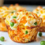 100-Calorie Cheese, Vegetable and Egg Muffins