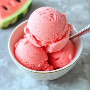 2-Ingredient Ninja Creami Watermelon Sorbet Recipe