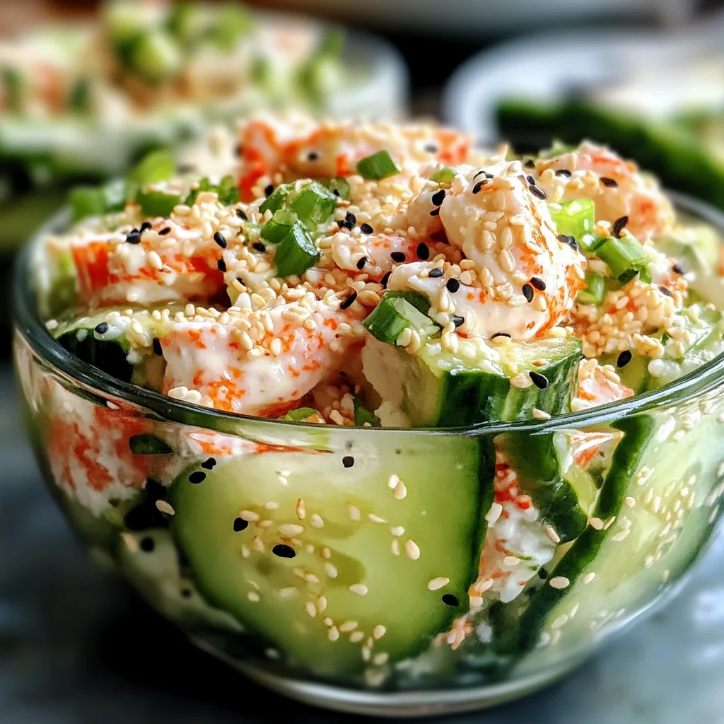 California Roll Cucumber Salad: A Light Sushi Delight