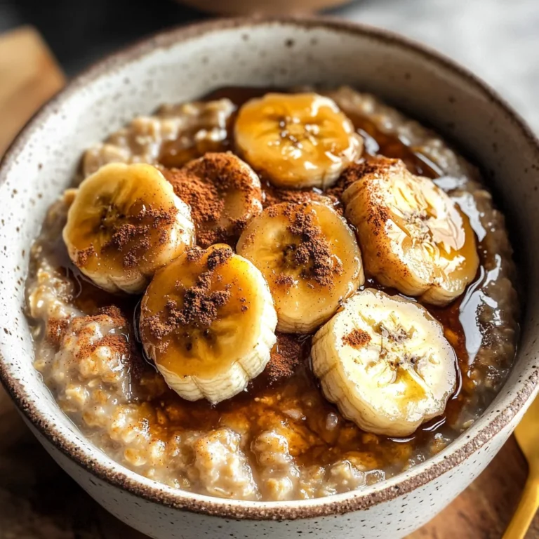 Caramelized Banana Oatmeal