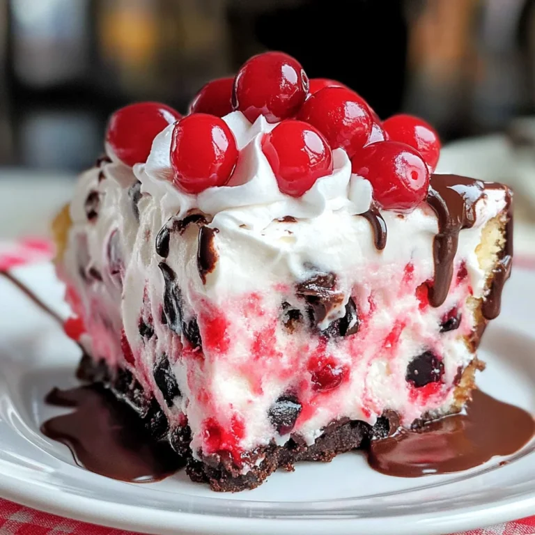 Cherry Chocolate Chip Poke Cake