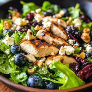 Chicken Blueberry Feta Salad